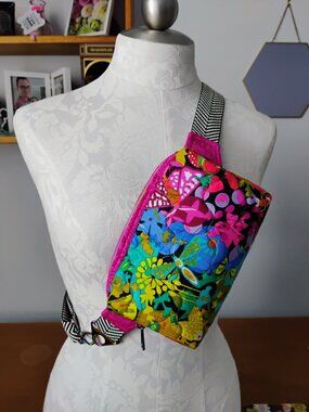 Crossbody Bag- Art Splatter print